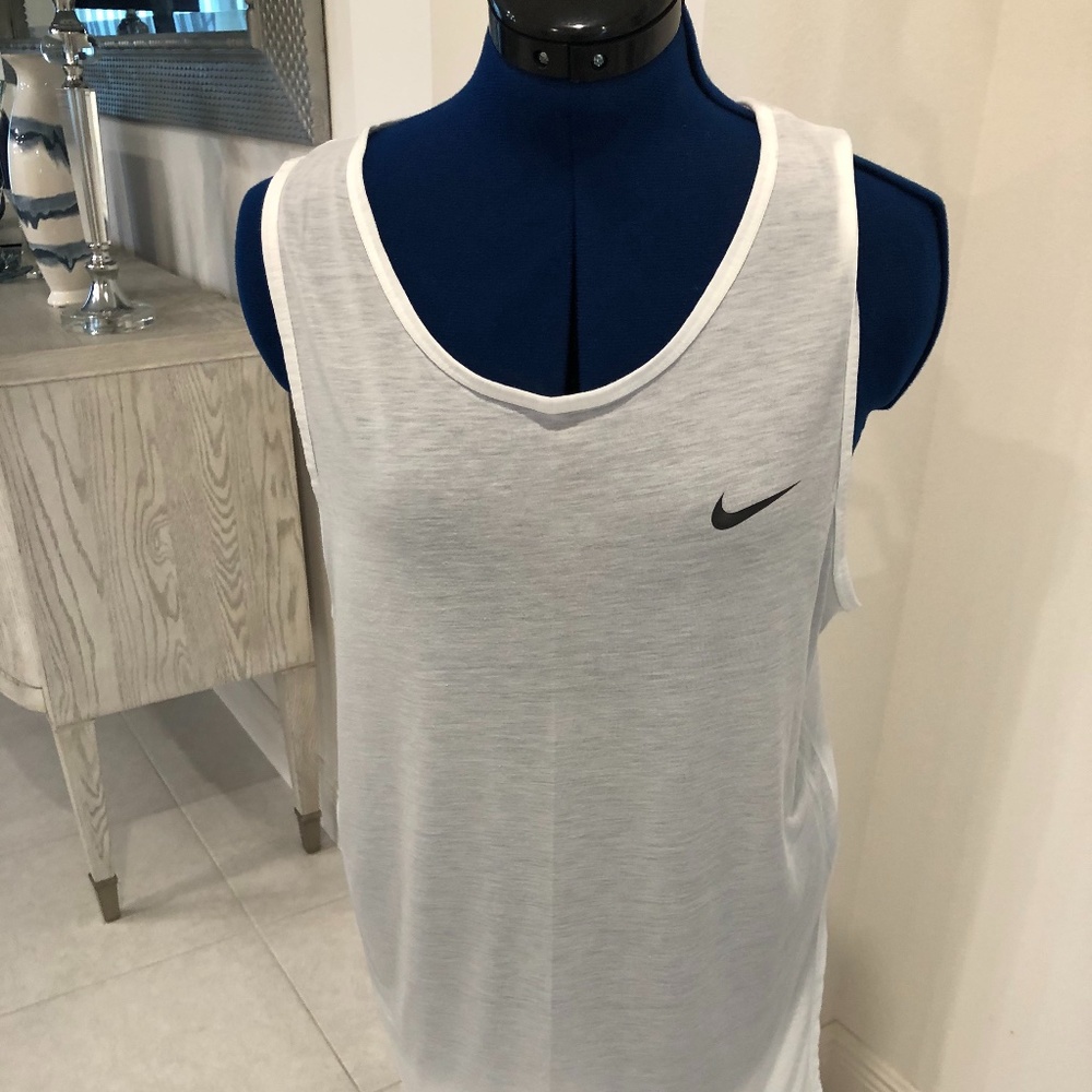 Nike Dry Fit Asymmetrical Mesh Top